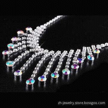 Necklace Fashion Jewelry Sets, The Necklace Can Match the Earrings and Necklace and Rings